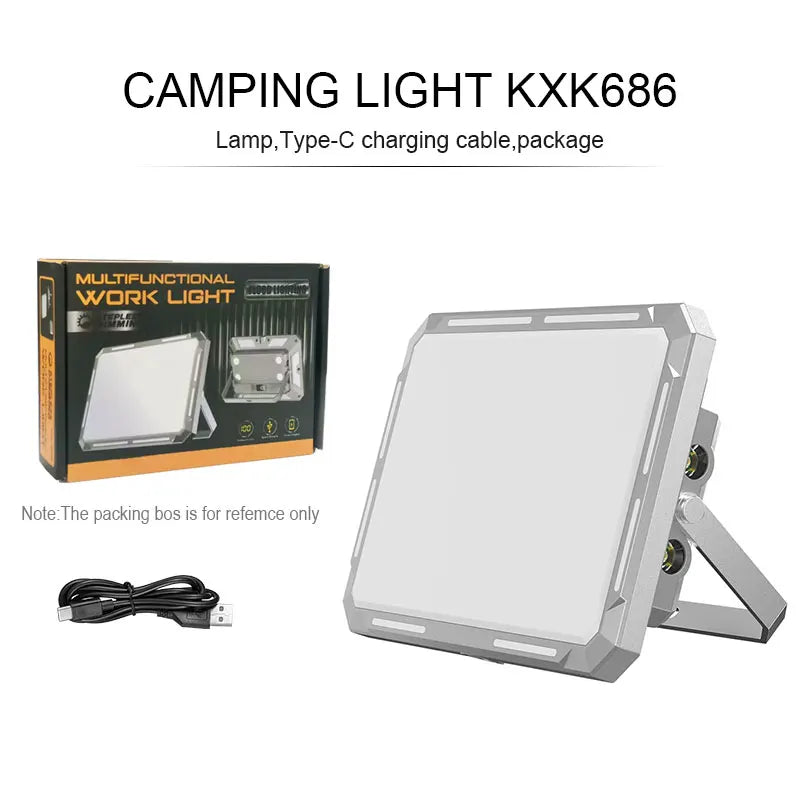 Portable LED Camping Tent Light Rechargeable