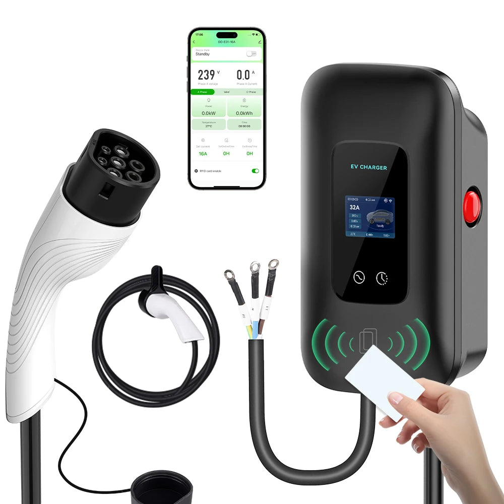 EV Charger Station 16/32A Electric Vehicle Car Charger