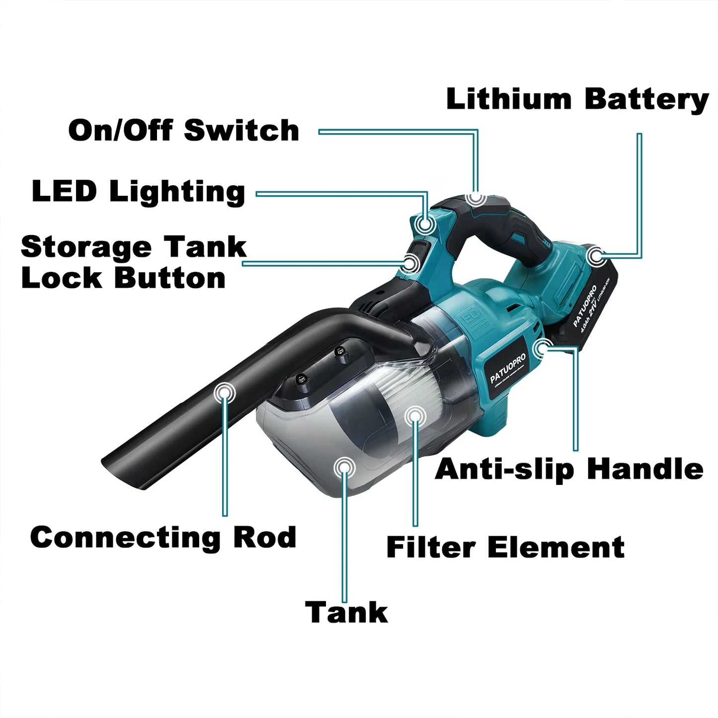 Cordless Handheld Electric Vacuum Cleaner