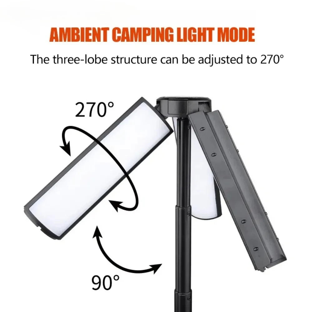 Multi-functional Camping Light 2 in 1 Rechargeable