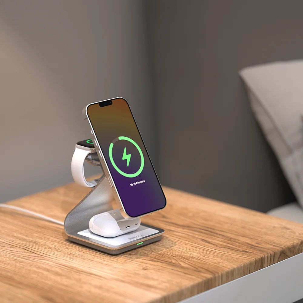 Magnetic 3 in 1 Wireless Charger