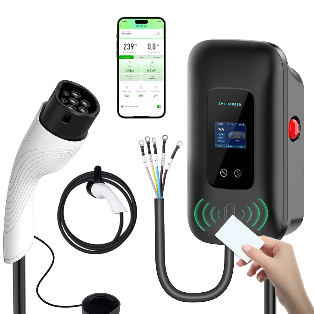 EV Charger Station 16/32A Electric Vehicle Car Charger