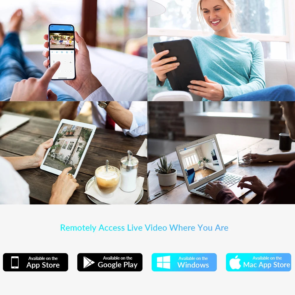 4MP PTZ WIFI IP Camera