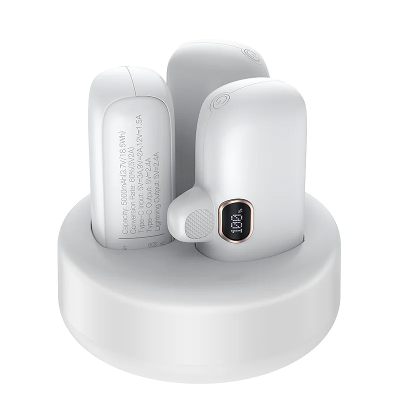 3Pcs Mini Power Bank 5000mAh PowerBank