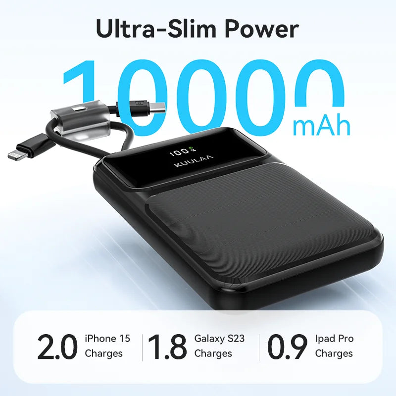 Power Bank 10000mAh 22.5W Fast Charging External Battery Powerbank