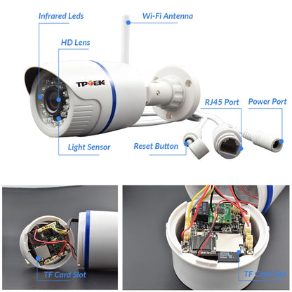 4MP 1080P IP Camera Outdoor WiFi Home Security Camera