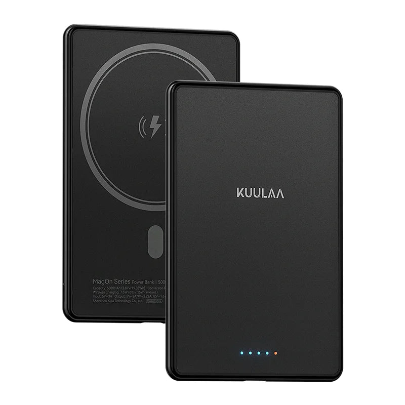 Thin Wireless Power Bank Magnetic 5000mAh