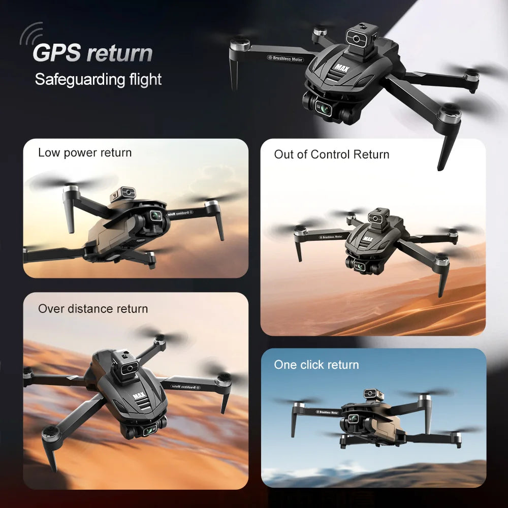 2025 New V168 Max Drone 8K Professional 5G GPS HD Dual Camera
