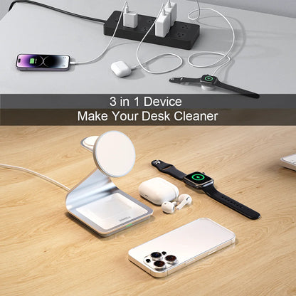 Magnetic 3 in 1 Wireless Charger