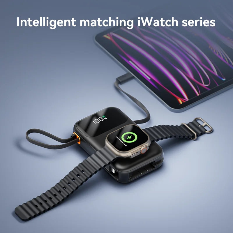 ‌10000mAh Power Bank with Cable