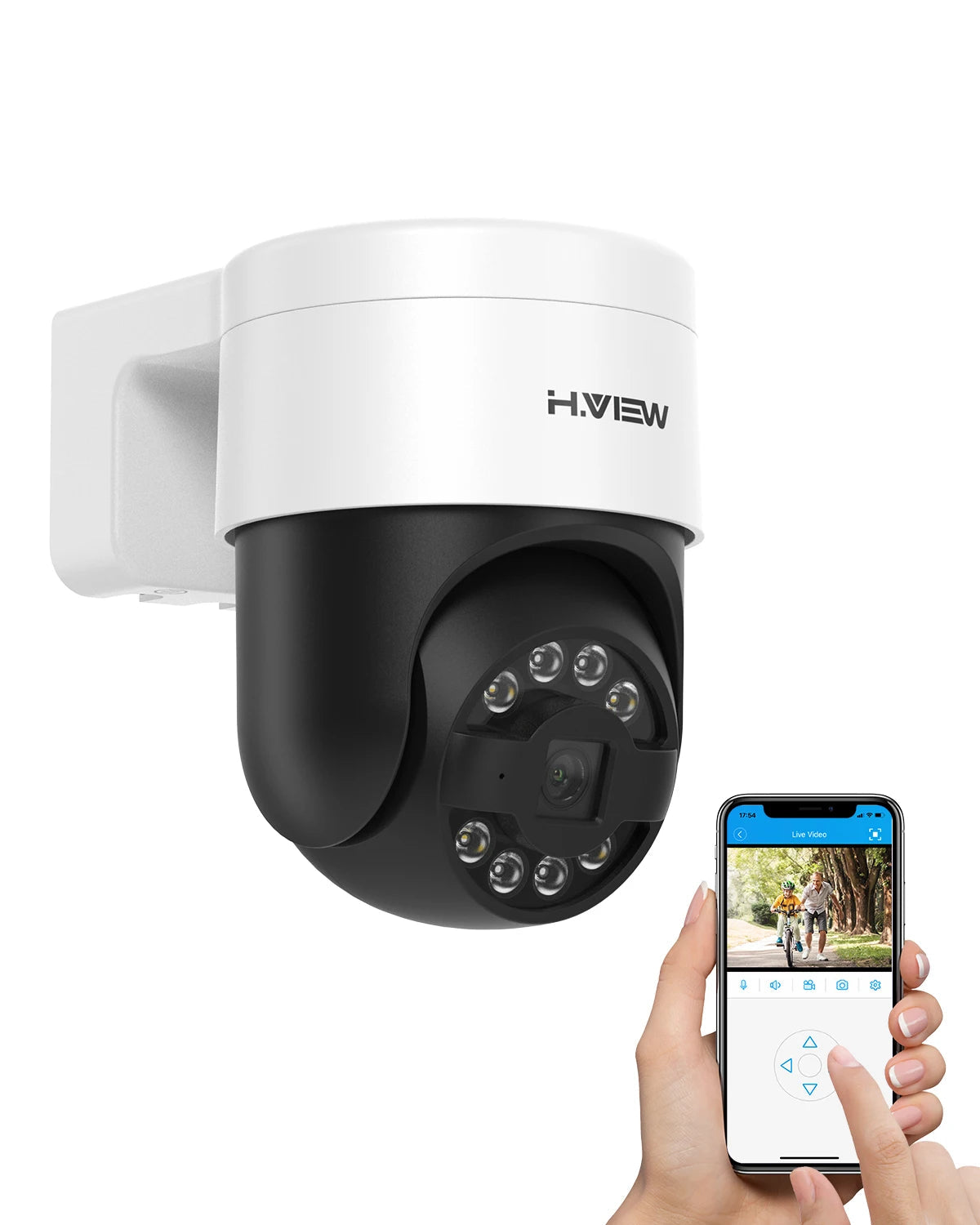 H.View Cctv Security Poe Ip Camera