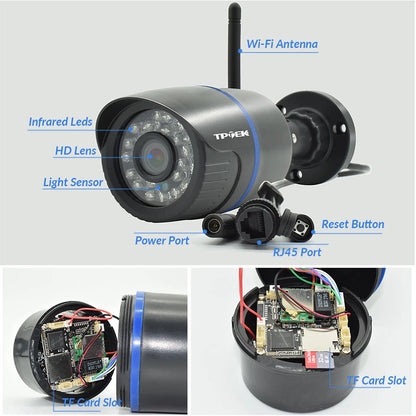 4MP 1080P IP Camera Outdoor WiFi Security Camera