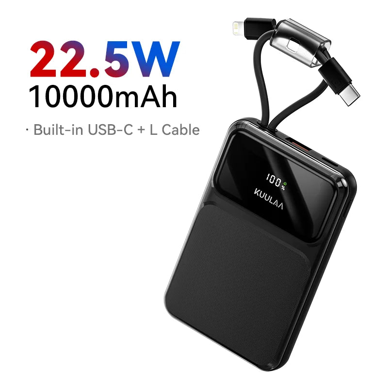 Power Bank 10000mAh 22.5W Fast Charging External Battery Powerbank