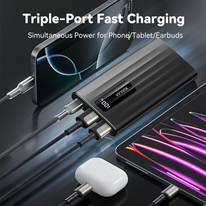Power Bank 10000mAh 22.5W PD Fast Charging Portable Charger