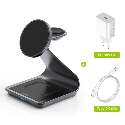 Magnetic 3 in 1 Wireless Charger