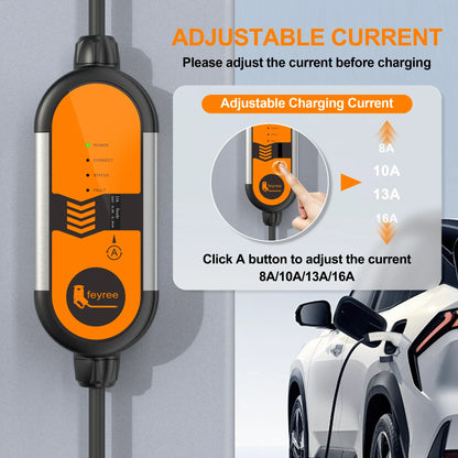 Portable EV Charger Type2 IEC62196-2 16A EVSE Charging Cable