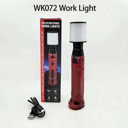 Work Light 180° Folding Flashlight