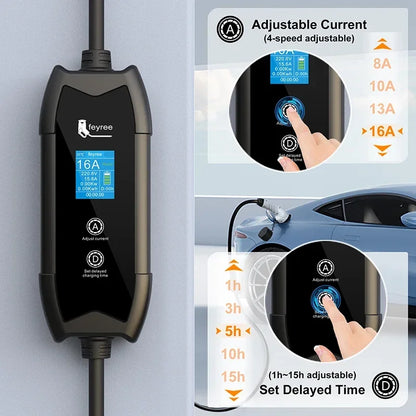 EV Portable Charger Type2 / GB/T Plug Connector