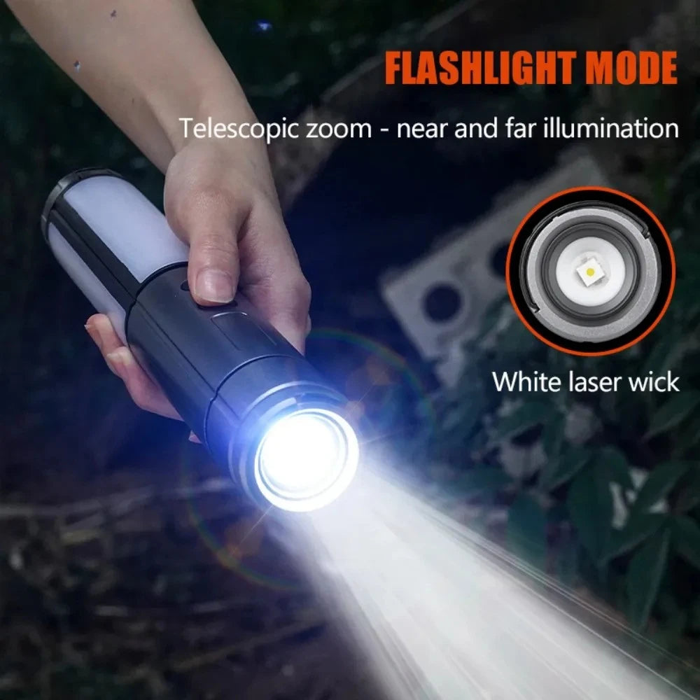 Multi-functional Camping Light 2 in 1 Rechargeable