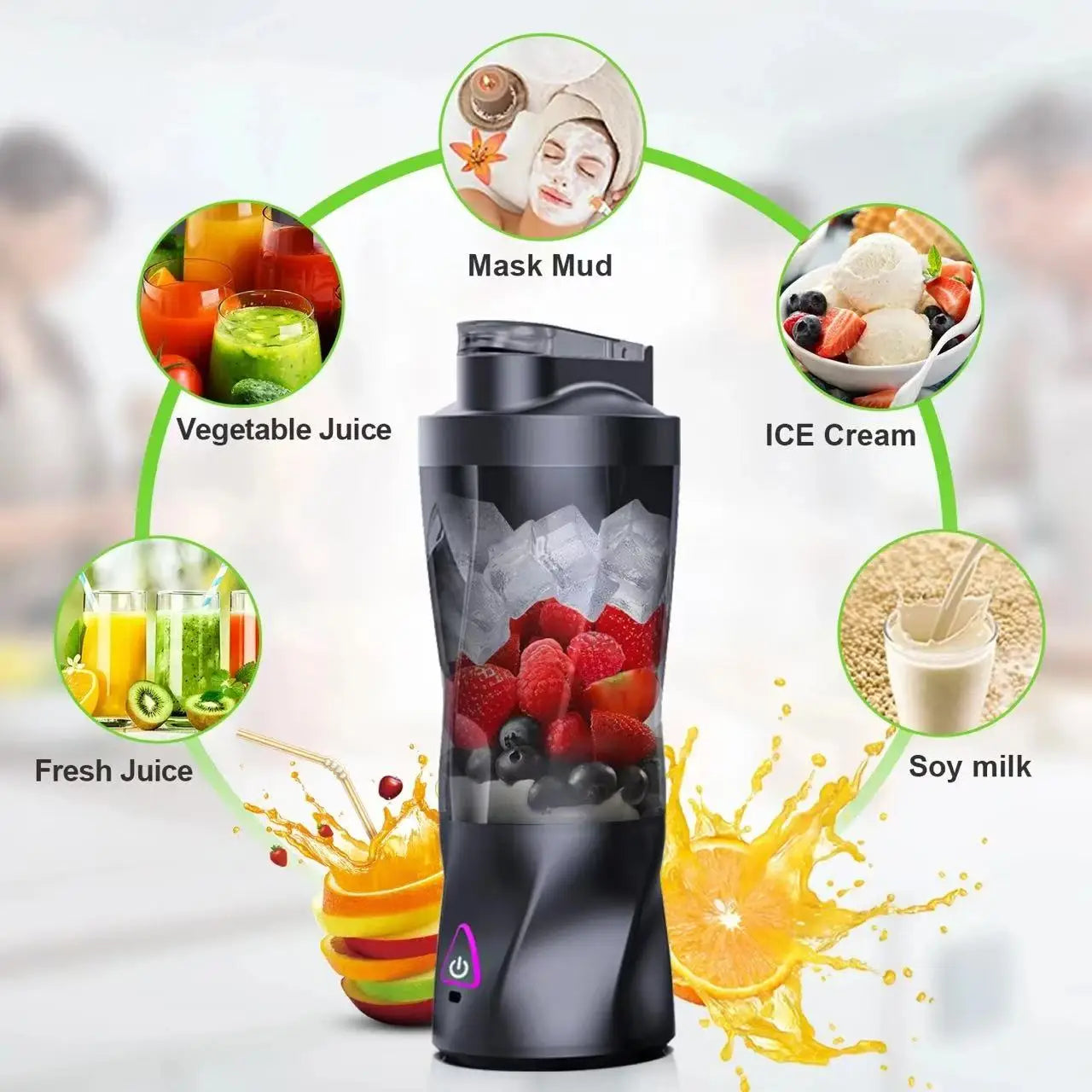 New portable electric wireless juicer