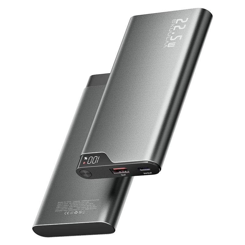 2PCS Power Bank 22.5W 10000mAh Portable Charger PowerBank