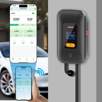 11KW EV Charger Station Type2 16A 3Phase Electric Car Charger