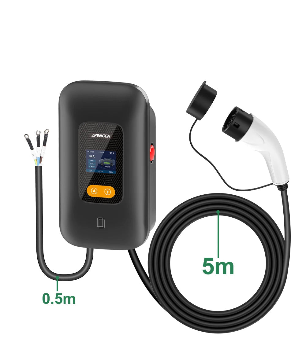 11KW EV Charger Station Type2 16A 3Phase Electric Car Charger
