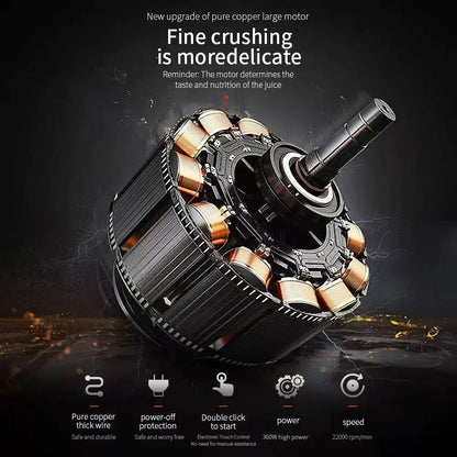 New portable electric wireless juicer