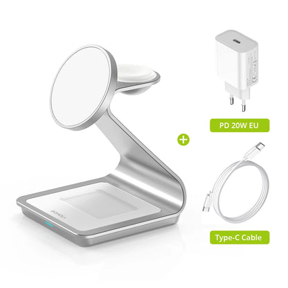 Magnetic 3 in 1 Wireless Charger