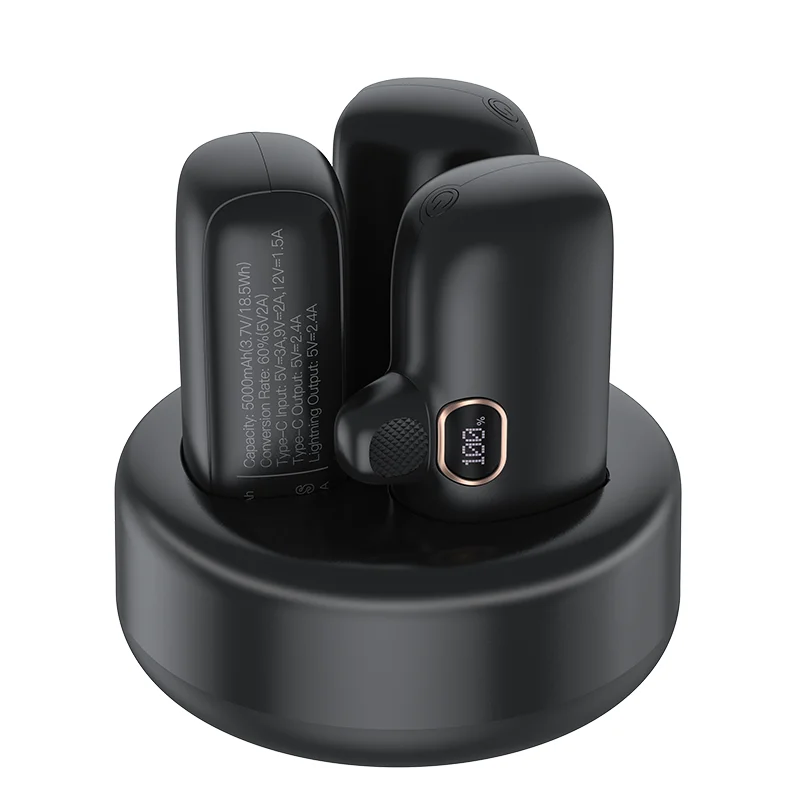 3Pcs Mini Power Bank 5000mAh PowerBank